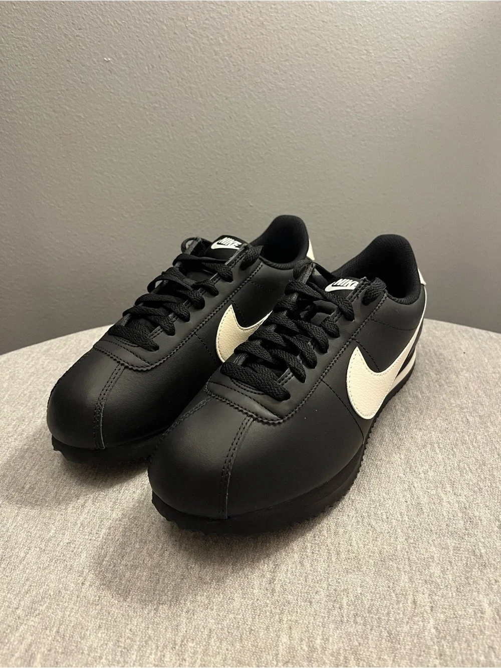 Nike Cortez Black Pale Ivory Sneaker Women's Size 8.5 DN1791-006 - Picture 1 of 11